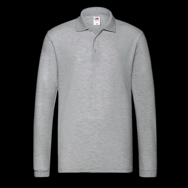 Premium long sleeve polo Thumbnail