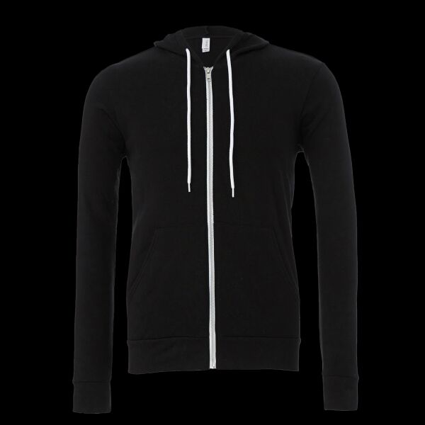 Unisex polycotton fleece full-zip hoodie Thumbnail